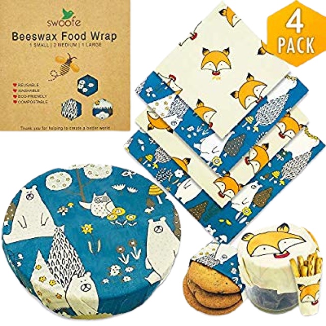 eco-friendly beeswax reusable food wrap