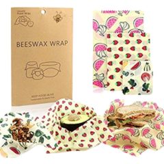 eco-friendly reusable food wraps set