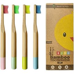 eco-friendly children's bamboo toothbrush