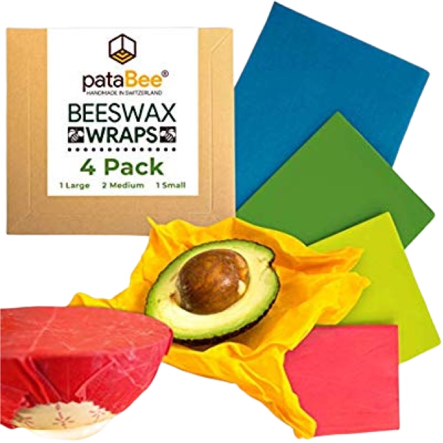eco-friendly reusable beeswax food wraps