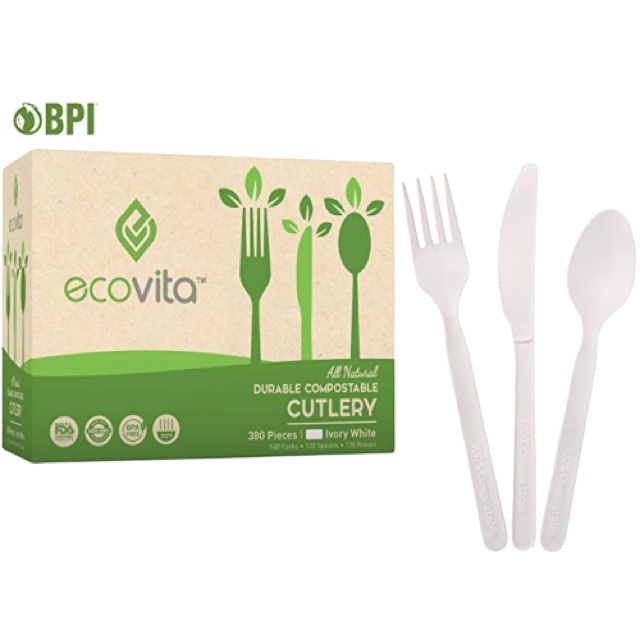 eoc friendly Compostable Cutlery Combo Set