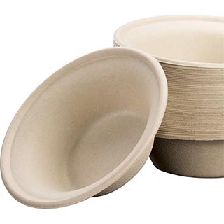 plastic-free disposable wheatstraw plates